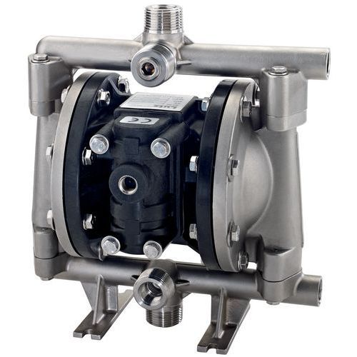 Pompe Pneumatique Double Membrane 1/2acier Inox-tpv-epdm-pp