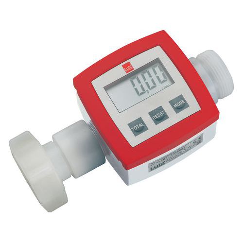 Lutz - Compteur de volume TR90-PVDF pour pistolet - IP65 - Léger et précis