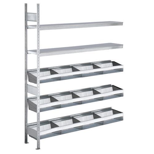 Kit Suivant Easy-fix à Paniers + Tab Acier 2000x2250x400