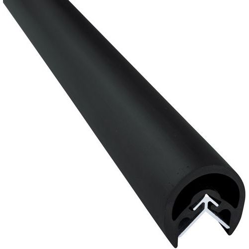 Anglisol 3/4 Rond 22mm X 45mm X 2000mm Noir