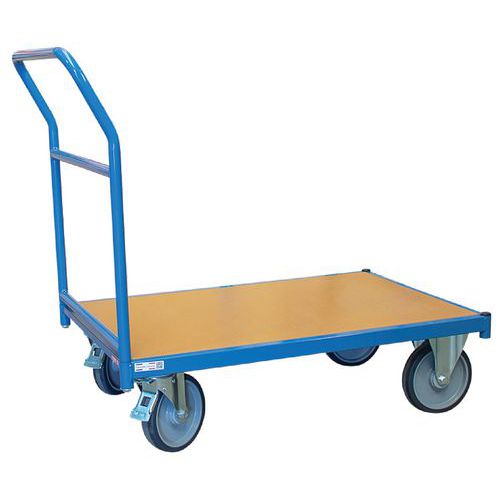 Chariot À Dossier Fixe - Capacité 600 Kg - Plateau Bois 1000mm X 700mm