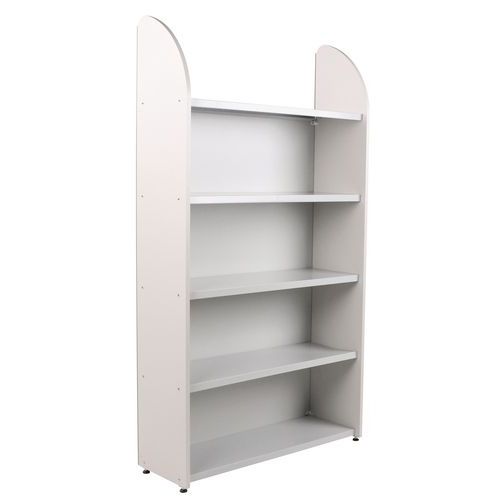 Kerkmann - Rayonnage de bureau Dante Départ - 1900x1040x320 mm - 5 tablettes 60 kg - Gris clair - Éco-responsable