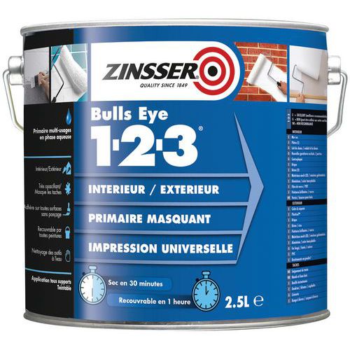 Zinsser Bulls Eye 123 25l