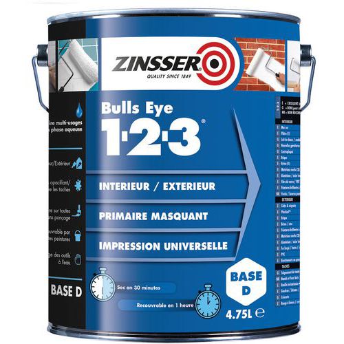 Zinsser Bulls Eye 123 5l Foncé