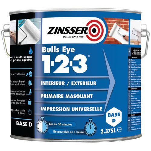 Zinsser Bulls Eye 123 25l Foncé