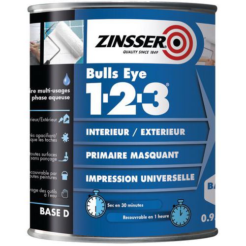 Zinsser Bulls Eye 123 1l Foncé