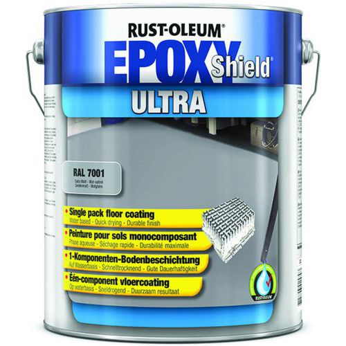 Epoxyshield Ultra Revêtement 5l Gris Argent Ral7001