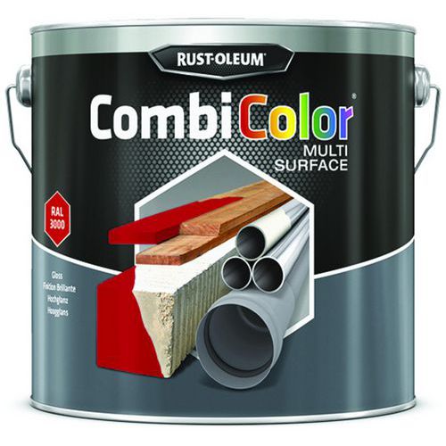Combicolor Multi-surface 25l Rouge Feu Ral3000