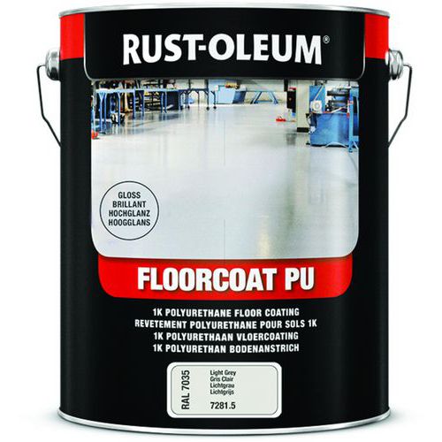 Revêtement Pu De Sol 7200 5l Gris Clair Ral7035