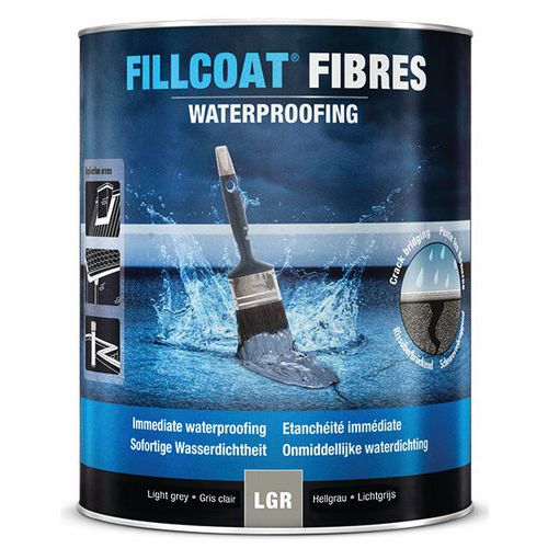 Fillcoat Réparation D'étanchéité Fibres 1l Gris Clair