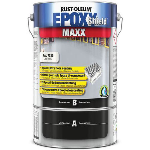 Epoxyshield Maxx Revêtement 5l Gris Clair Ral7035