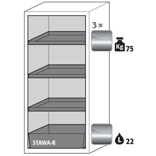 Armoire Sécurité S-classic-90 S90.129.060.r Jaune