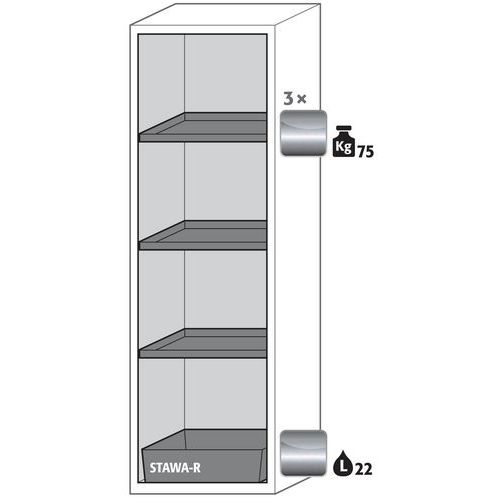 Armoire Sécurité S-classic-90 S90.196.060.wdasr Jaune