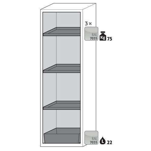 Armoire Sécurité S-classic-90 S90.196.060.wdasr Gris Clair