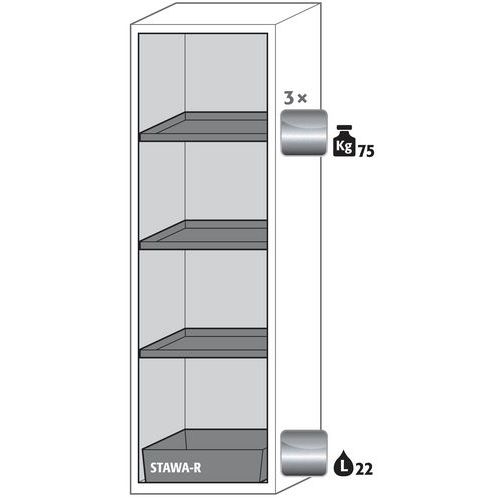 Armoire Sécurité S-classic-90 S90.196.060 Gris Clair