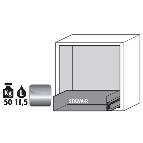 Armoire Sécurité Sous Paillasse Ub-s-90 Ub90.060.059.s Blanc