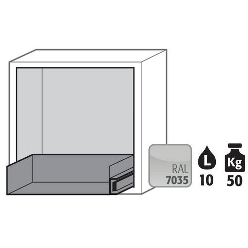 Armoire Sécurité Ub-s-90 Ub90.060.059.050.s Blanc