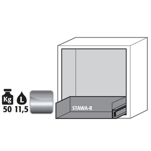 Armoire Sécurité Sous Paillasse Ub-s-90 Ub90.060.059.s Gris