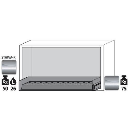 Armoire Sécurité Sous Paillasse Ub-s-90 Ub90.060.110.s Blanc