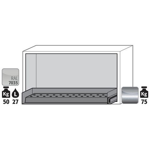 Armoire Sécurité Sous Paillasse Ub-s-90 Ub90.060.110.s Blanc