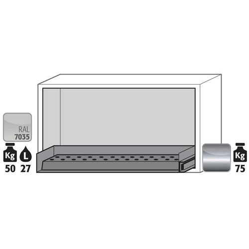 Armoire Sécurité S. Paillasse Ub-s-90 Ub90.060.110.ul.s Gris