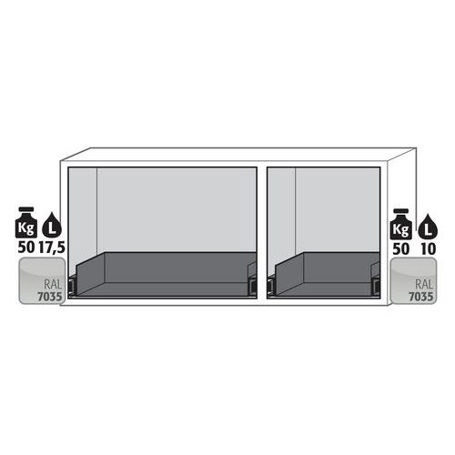 Armoire Sécurité Ub-s-90 Ub90.060.140.050.ul.2s Gris