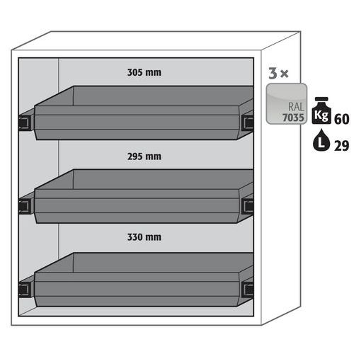 Armoire Sécurité S-pegasus-90 S90.129.120.wdac Jaune