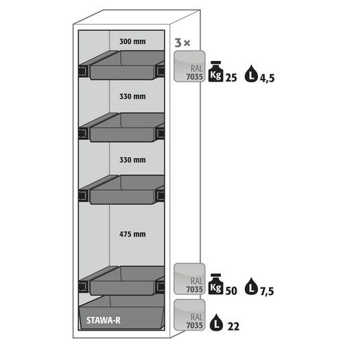 Armoire S-phoenix Touchless-90 S90.196.060.fdao Gris