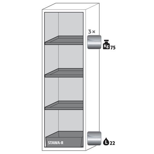 Armoire S-phoenix Touchless-90 S90.196.060.fdao Gris