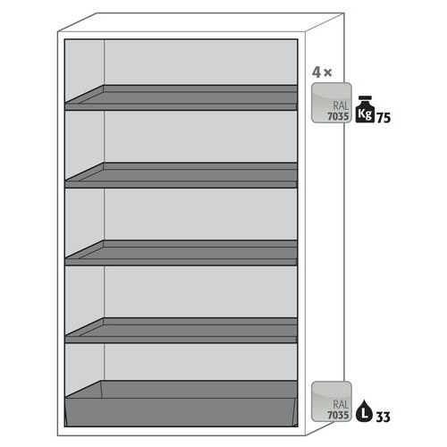 Armoire S-phoenix Touchless-90 S90.196.120.fdao Gris