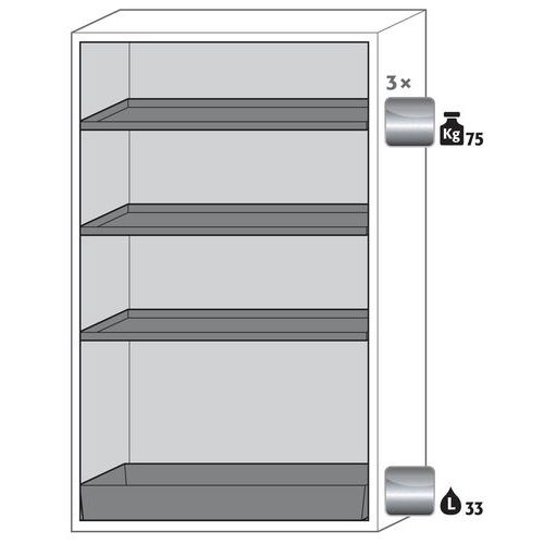 Armoire S-phoenix Touchless-90 S90.196.120.fdao Gris