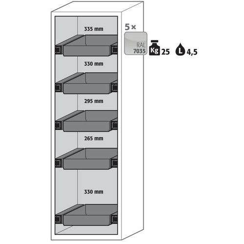 Armoire Sécurité S-phoenix Vol.2-90 S90.196.060.fdacr Jaune