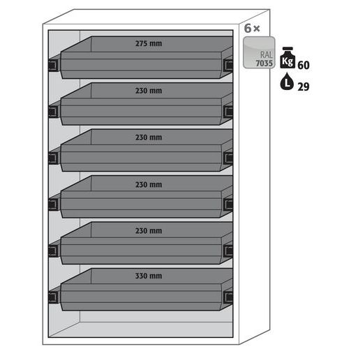 Armoire Sécurité S-phoenix Vol.2-90 S90.196.120.fdac Blanc