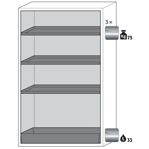 Armoire Sécurité S-phoenix-90 S90.196.120.fdas Gris Clair