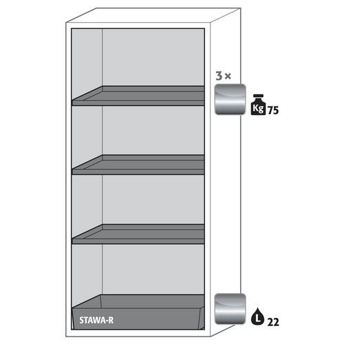 Armoire Sécurité S-phoenix-90 S90.196.090.fwas Gris Clair