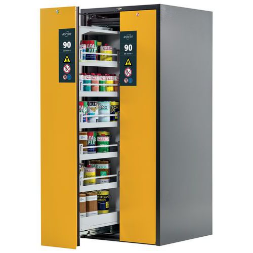 Armoire Sécurité V-move-90 V90.196.081.vdac:0013 Gris/jaune