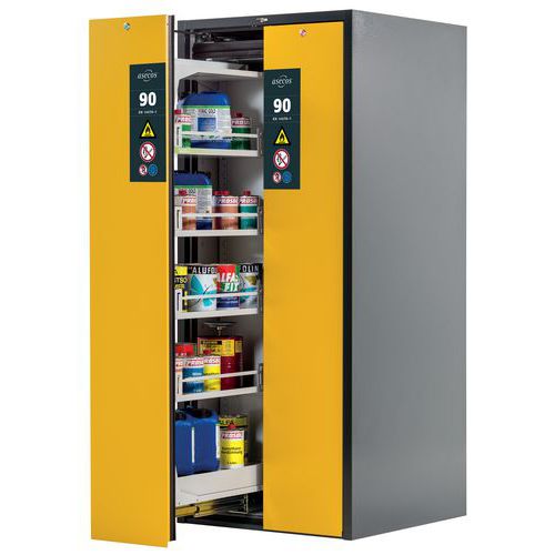 Armoire Sécurité V-move-90 V90.196.081.vdac:0013 Gris/jaune