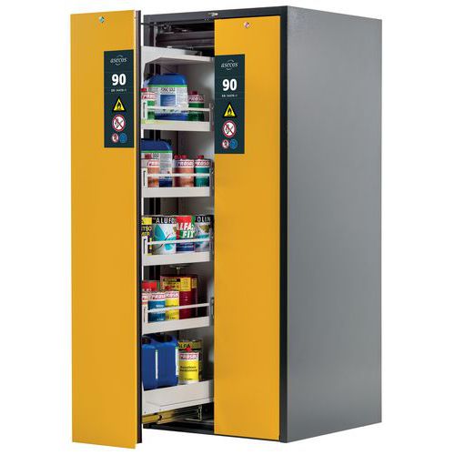 Armoire Sécurité V-move-90 V90.196.081.vdac:0013 Gris/jaune