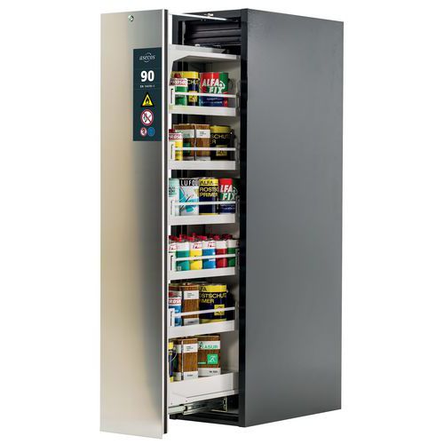 Armoire V-move-90 V90.196.045.vdac:0013 Gris/acier Inoxyd.