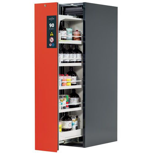 Armoire Sécurité V-move-90 V90.196.045.vdac:0013 Gris/rouge