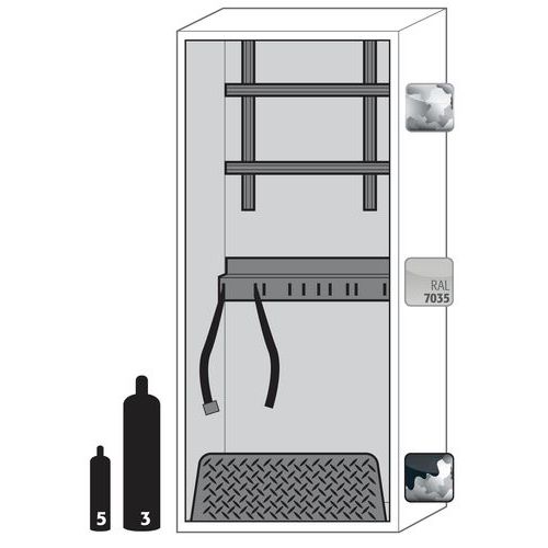 Armoire Pour Bouteilles De Gaz G-classic-30 G30.205.090 Gris