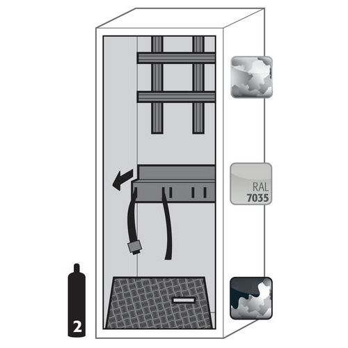 Armoire Pr Bouteilles De Gaz G-ultimate-90 G90.145.060 Blanc