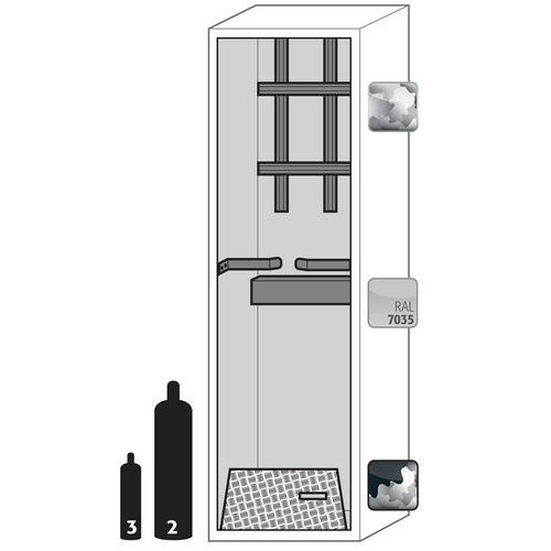 Armoire Bouteilles Gaz G-ultimate-90 G90.205.060.2f.r Blanc