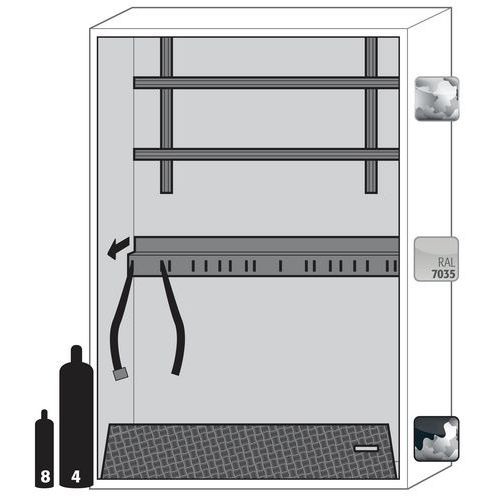 Armoire Pr Bouteilles De Gaz G-ultimate-90 G90.205.140 Blanc