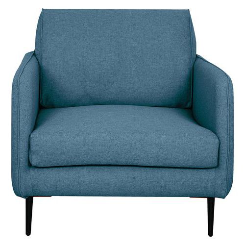 Fauteuil Wing Step Bleu Gris