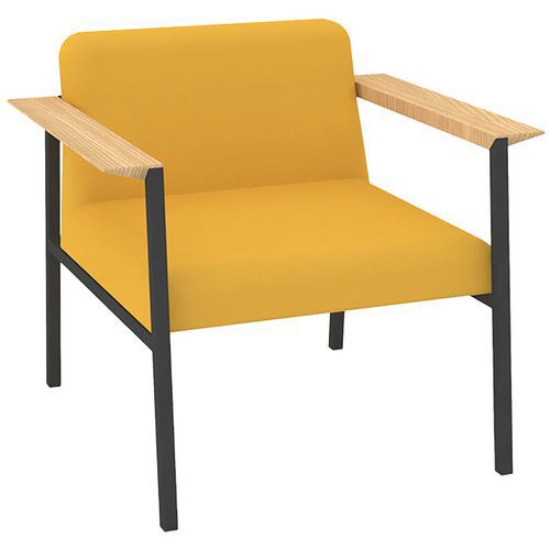 Fauteuil Amalti Métal Gris Tissu Non Feu M1 Safran