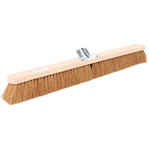 Balai 80cm Fibre Coco Monture Bois Naturel Do Uille Metal - Manutan