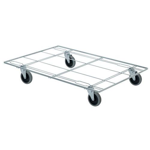Plateau Roulant Fil D'acier Pour Bacs Europe 800x600mm 200kg