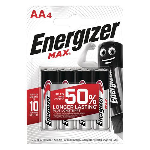 Piles Max Aa - Lot De 4 - Energizer