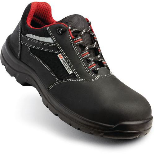 Heckel - Chaussures de sécurité basses Focus 2.0 S3 Low - Noir - Pointure 38 - Cuir, Non métallique, Polyuréthane